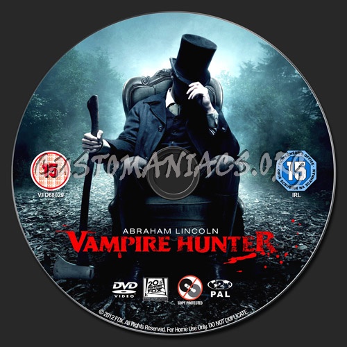 Abraham Lincoln: Vampire Hunter dvd label