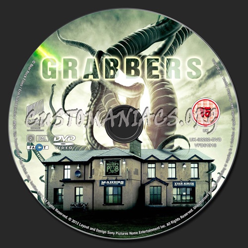 Grabbers dvd label