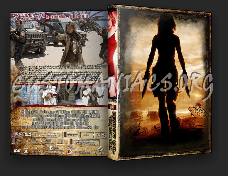 Resident Evil: Extinction dvd cover