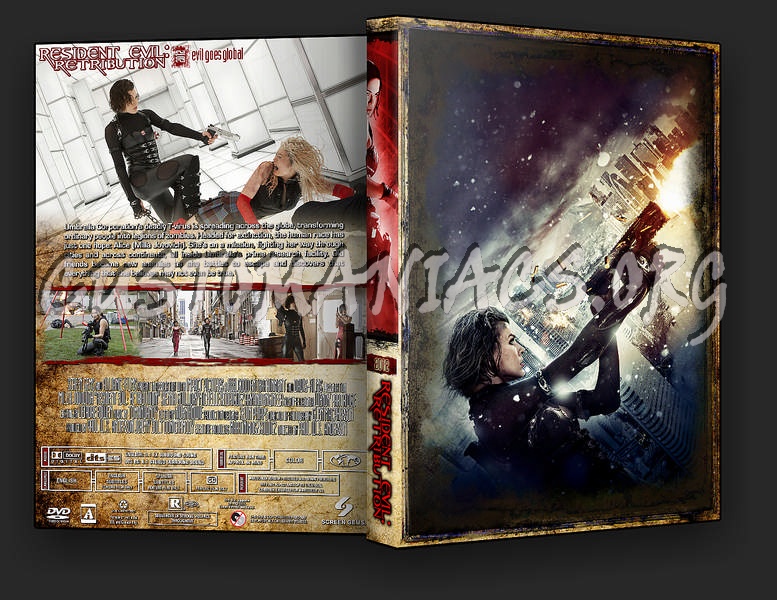 Resident Evil: Retribution dvd cover