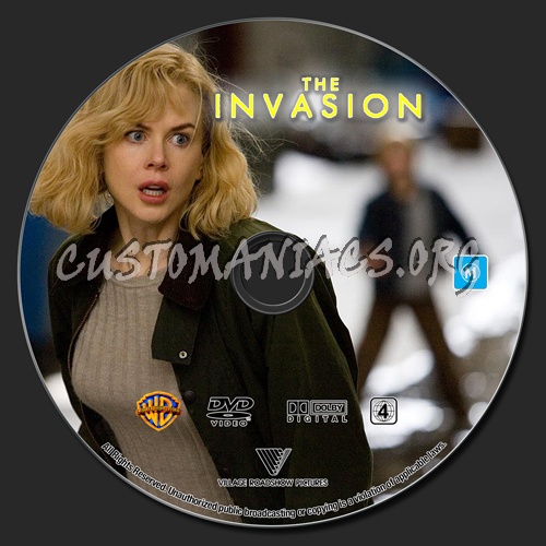 The Invasion dvd label