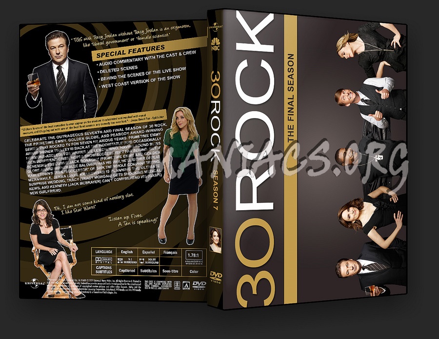 30 Rock Season 7 dvd cover