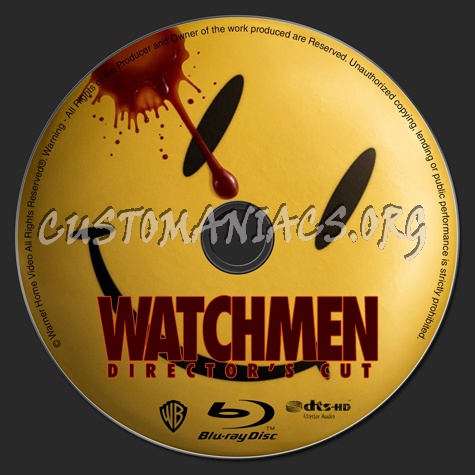 Watchmen blu-ray label