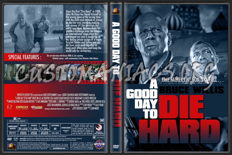 A Good Day To Die Hard dvd cover