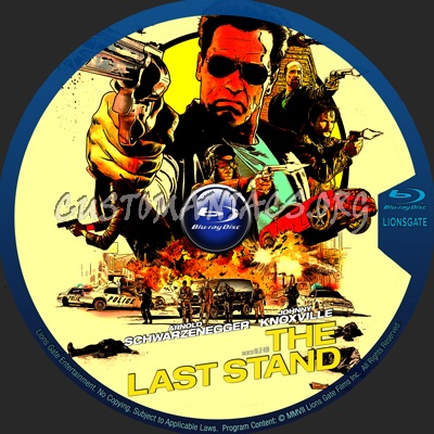 The Last Stand (2013) blu-ray label