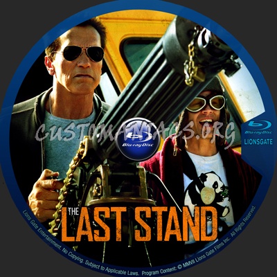 The Last Stand (2013) blu-ray label