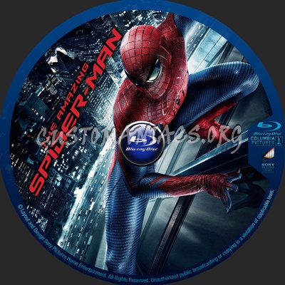 The Amazing Spider-Man blu-ray label