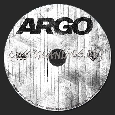 Argo dvd label