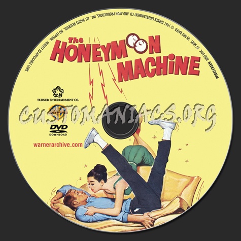 The Honeymoon Machine dvd label