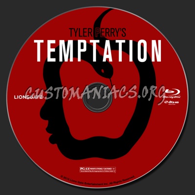 Tyler Perry's Temptation blu-ray label