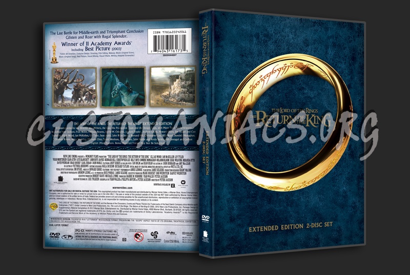 The Lord of the Rings - The Return of the King dvd cover