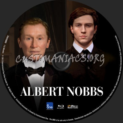 Albert Nobbs blu-ray label