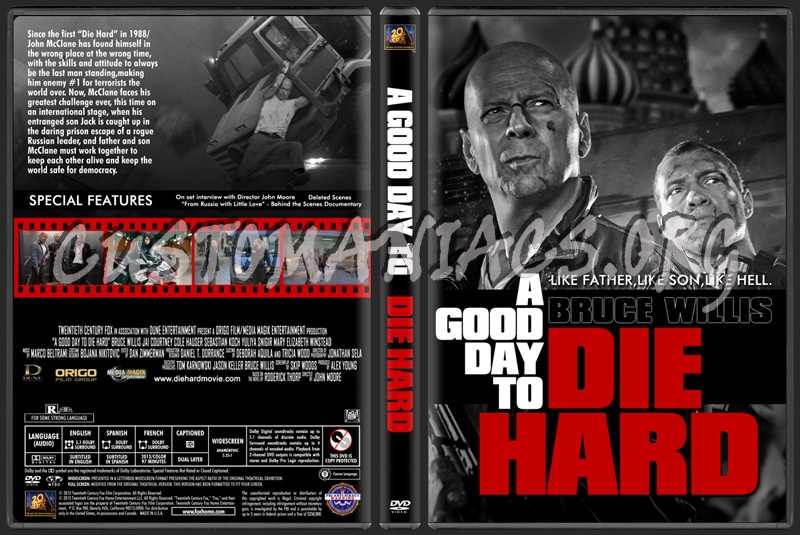 A Good Day To Die Hard dvd cover