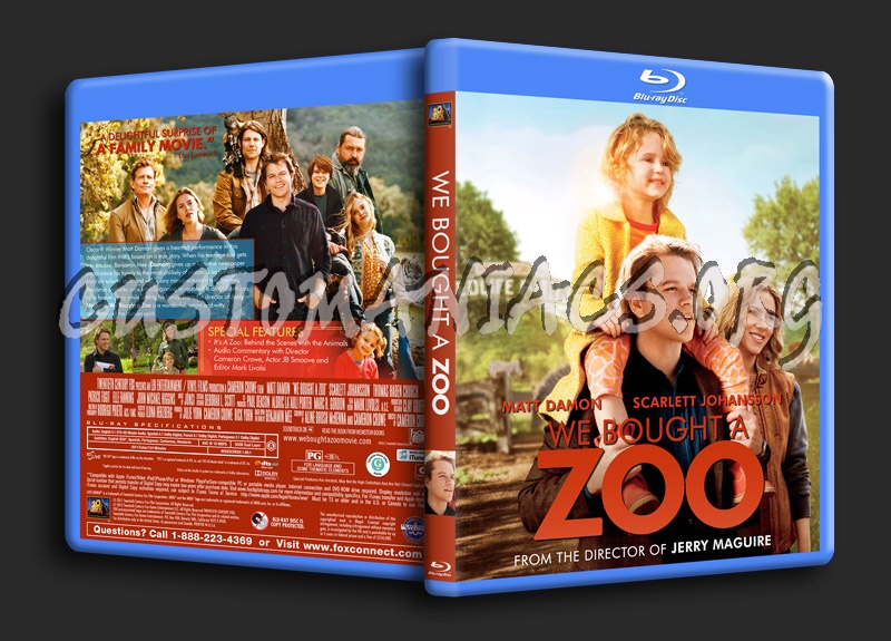 We Bought a Zoo blu-ray cover