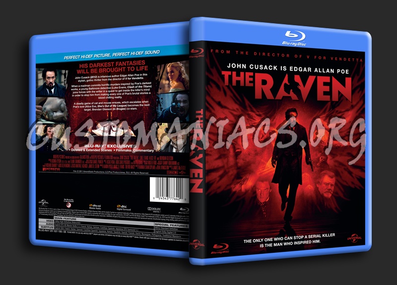 The Raven blu-ray cover