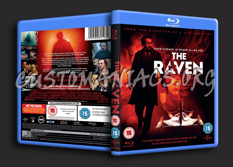 The Raven blu-ray cover