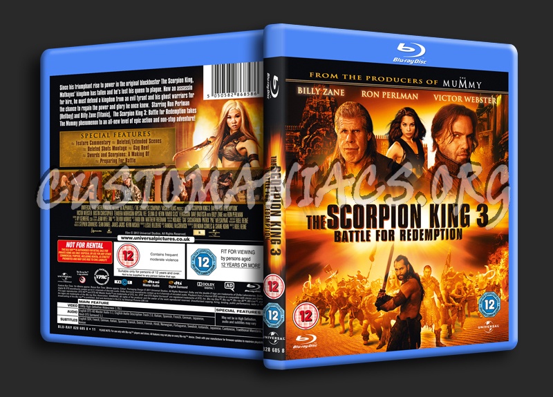 The Scorpion King 3 blu-ray cover