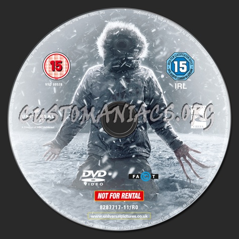 The Thing dvd label