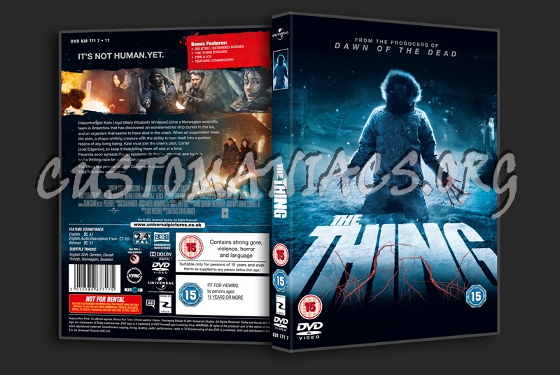 The Thing dvd cover