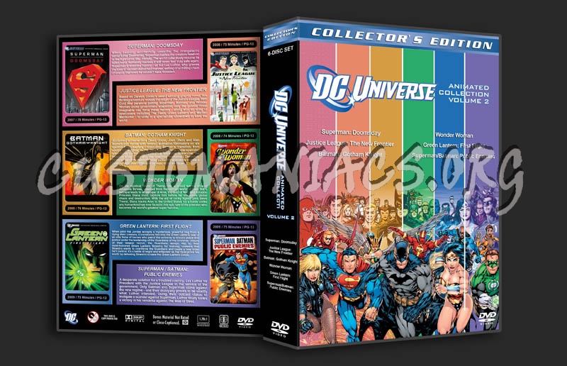 DC Animated Collection - Volume 2 dvd cover