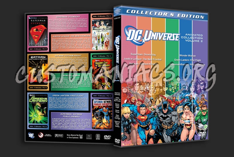 DC Animated Collection - Volume 2 dvd cover