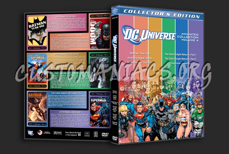 DC Animated Collection - Volume 4 dvd cover