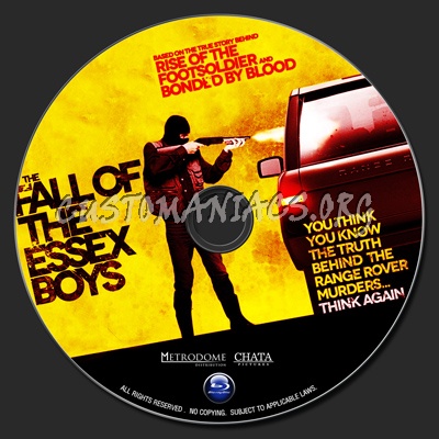 The Fall Of The Essex Boys (2012) blu-ray label