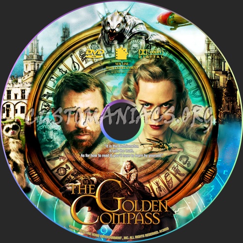 The Golden Compass dvd label