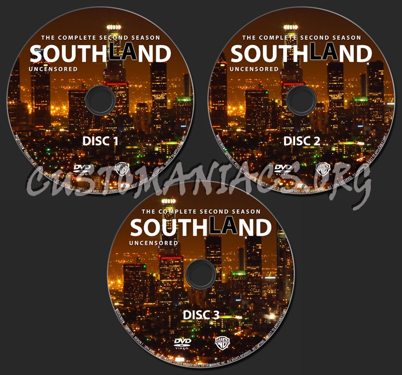 Southland - Season 2 dvd label