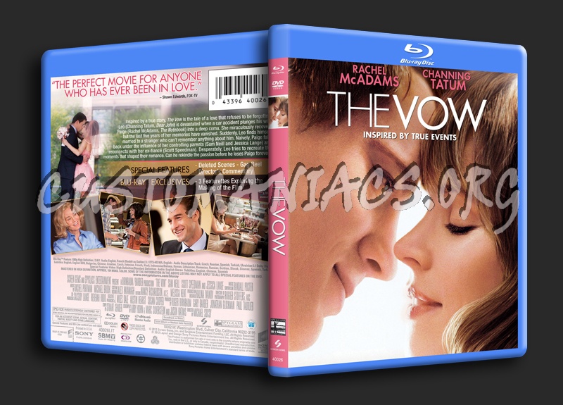 The Vow blu-ray cover