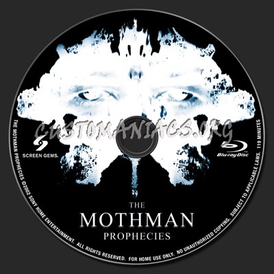 The Mothman Prophecies blu-ray label