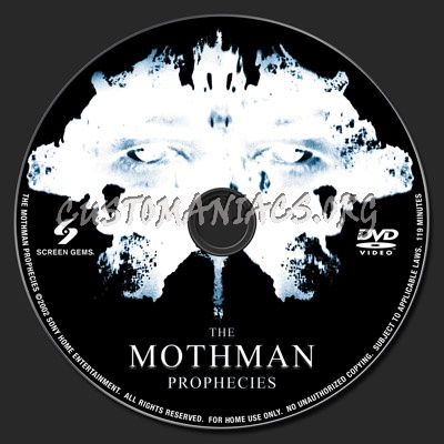 The Mothman Prophecies dvd label