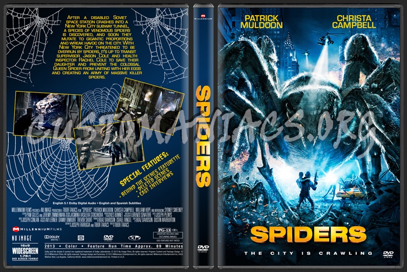 Spiders (2013) dvd cover