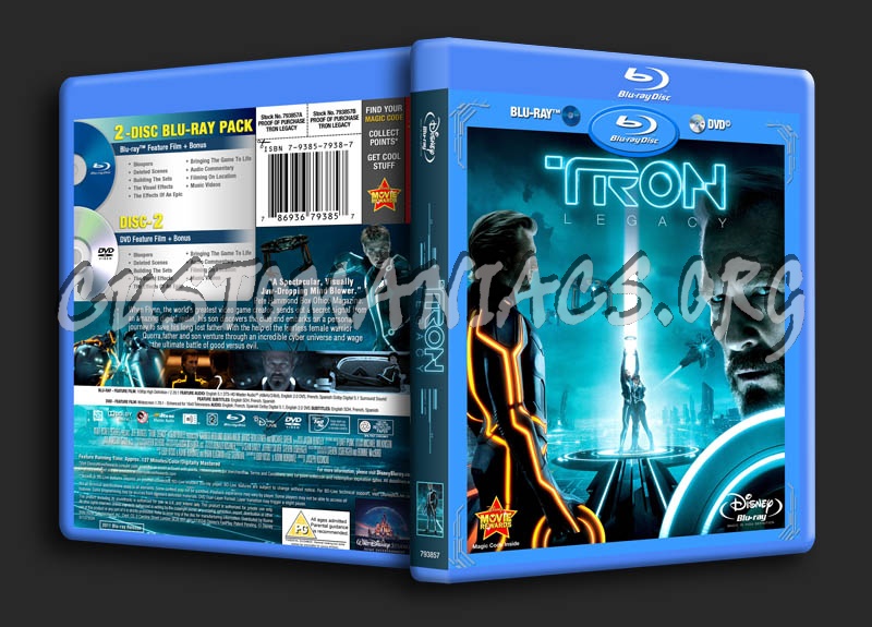 Tron Legacy blu-ray cover