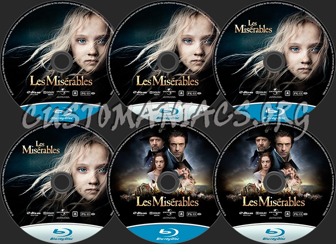 Les Misrables blu-ray label