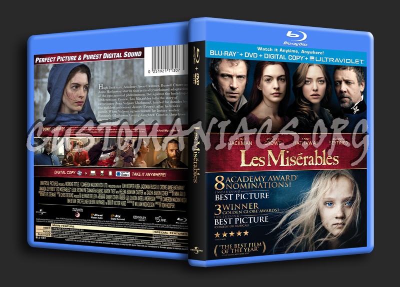 Les Misrables blu-ray cover