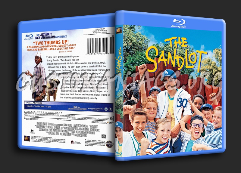 The Sandlot blu-ray cover