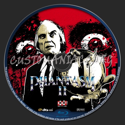 Phantasm 2 blu-ray label