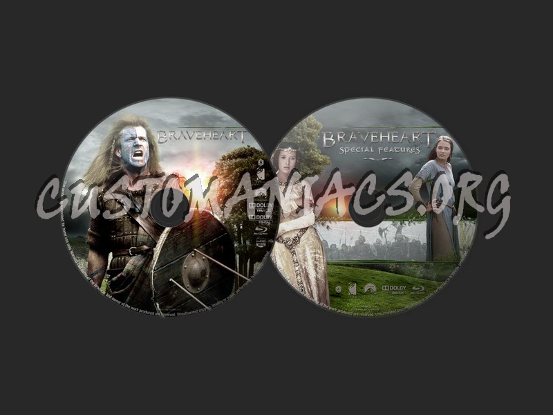 Braveheart Disc 1-2 blu-ray label