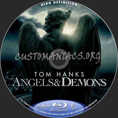 Angels And Demons blu-ray label