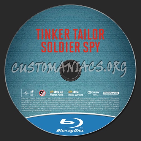 Tinker Tailor Soldier Spy blu-ray label