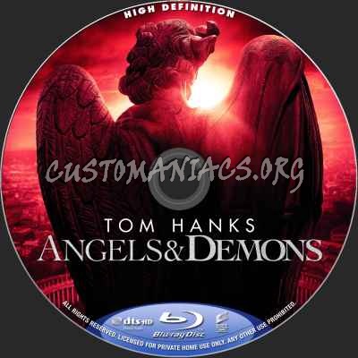 Angels And Demons blu-ray label