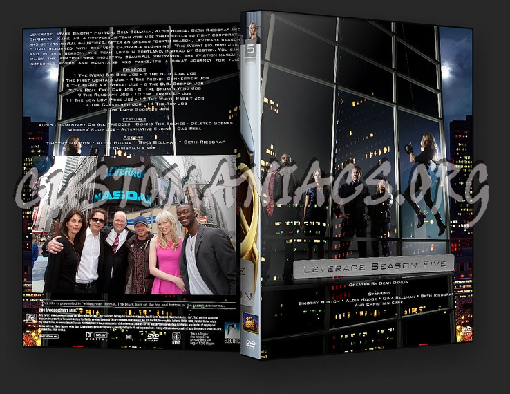 Leverage 1 -5 Collection dvd cover