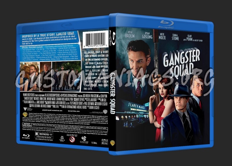 Gangster Squad blu-ray cover