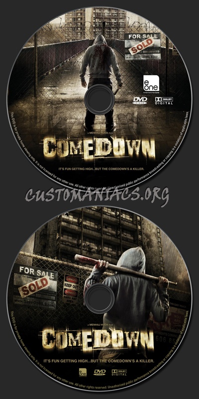 Come Down dvd label