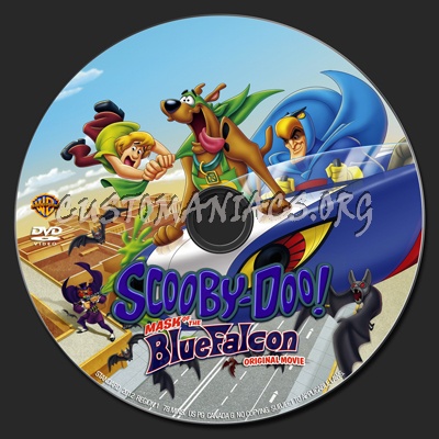 Scooby Doo:Mask Of The Blue Falcon dvd label