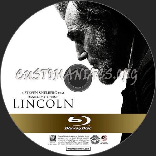 Lincoln blu-ray label