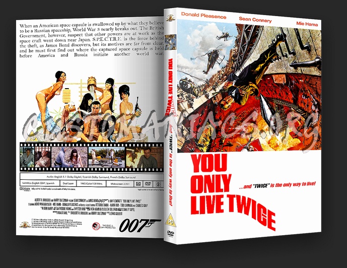 You Ony Live Twice dvd cover