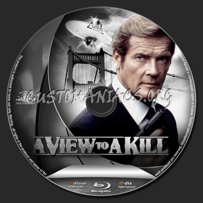 A View to a Kill blu-ray label