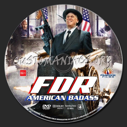 FDR - American Badass dvd label